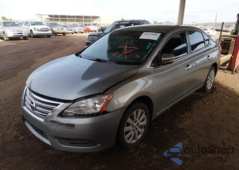 2014 Nissan Sentra Sv z USA, uszkodzony, nr VIN 3N1AB7AP8EY223096